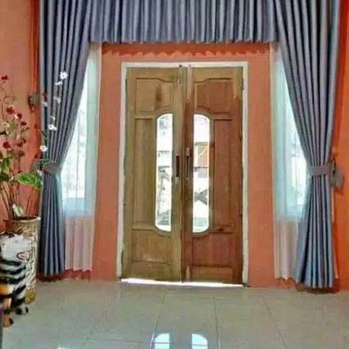 gorden jendela pintu ung( pintu utama) polos nimalis, poni