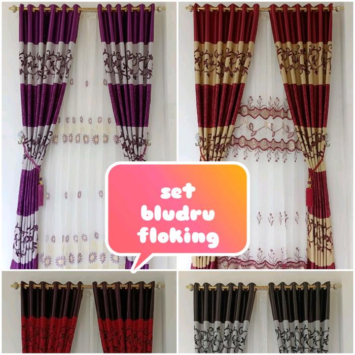 SET GORDEN + PONI POLOS RONA UNTUK PINTU DAN JENDELA Free tali+HUCK