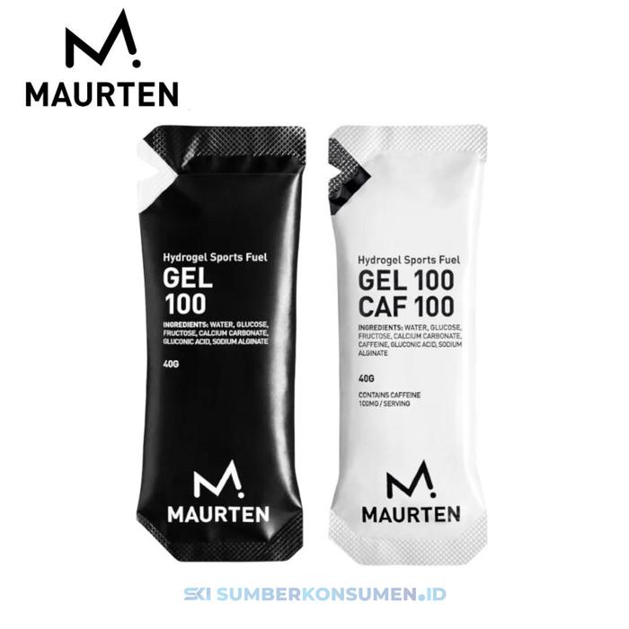 Maurten Gel 100 & Caf 100 No Caffeine Kafein Energy Sports Fuel Hydrogel