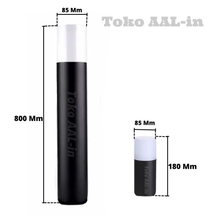 LAMPU PILAR TAMAN PAGAR HIAS BULAT OUTDOOR E27