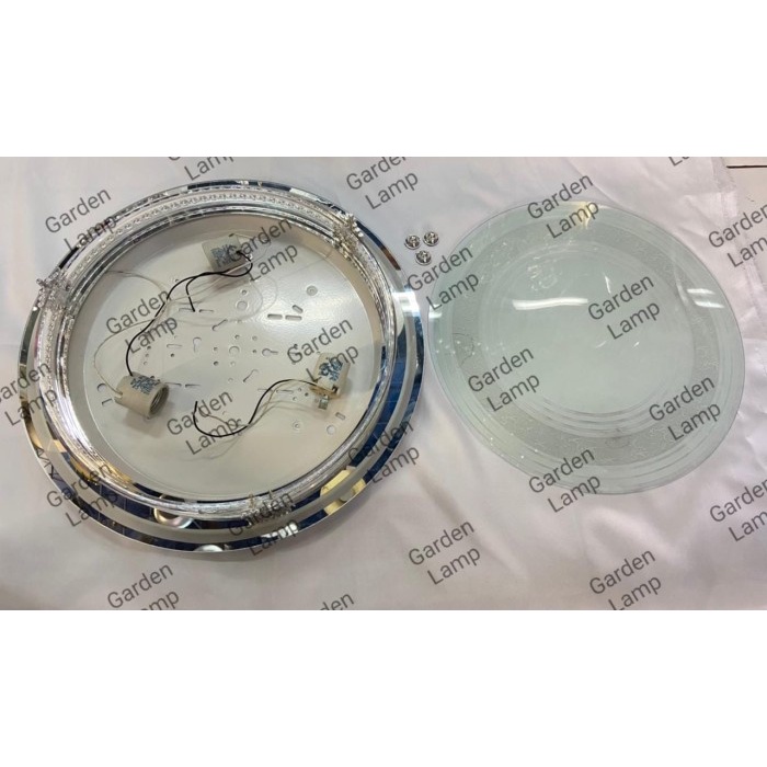 Lampu plafon kaca - plafon hias - bulat - Lplafon 023 besar
