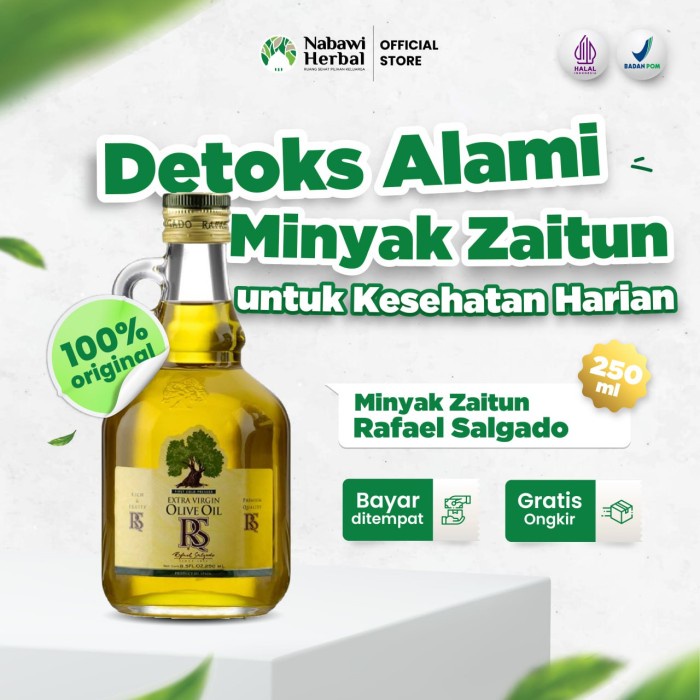 

Minyak Zaitun Rafael Salgado 250Ml Extra Virgin Olive Oil