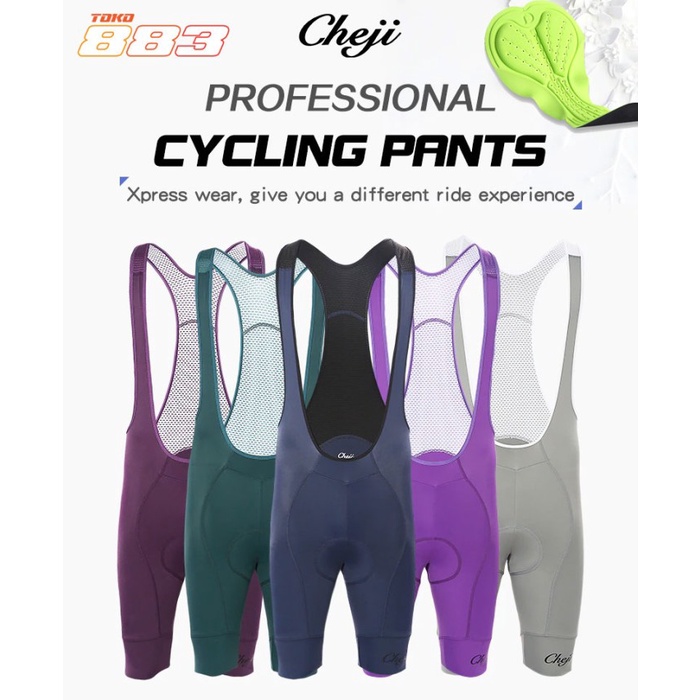 Celana Sepeda BIB Premium Cheji - Cycling Pant BIB Cheji CJ1135