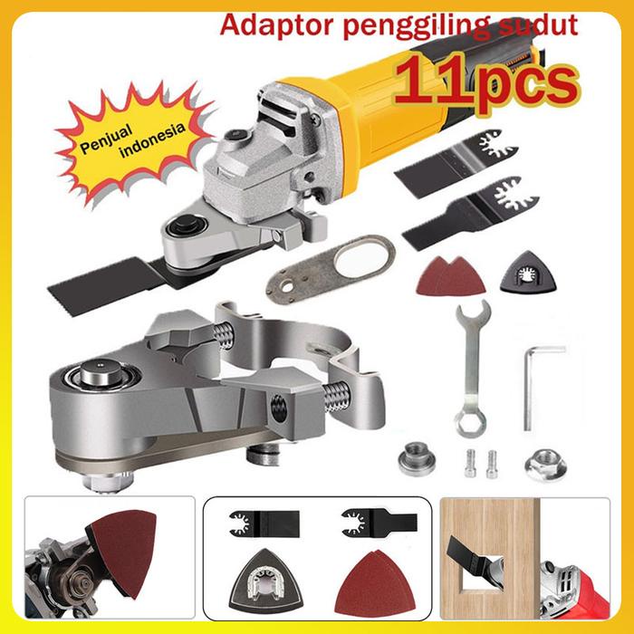 PROMO Adaptor Oskilasi Komplit Multiguna - Adaptor Gerinda Oskilasi/Adapter Gerinda Oskilasi Tool