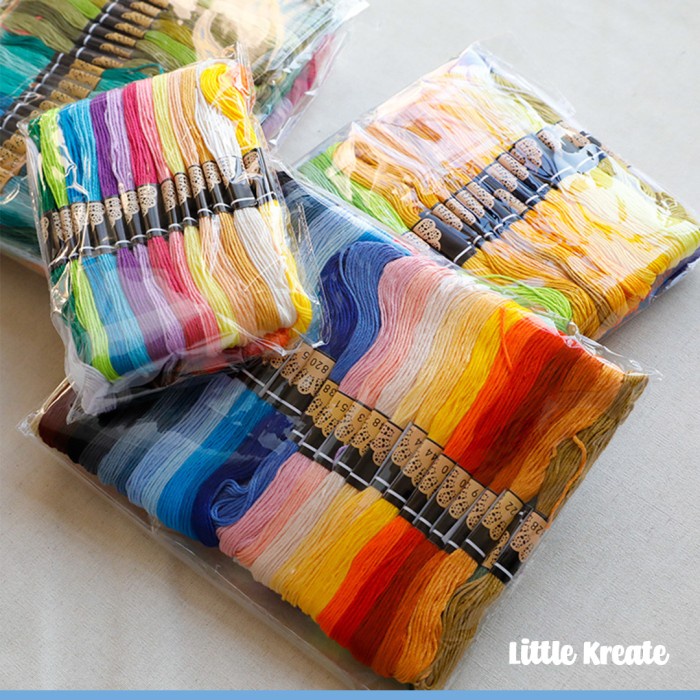 

Paket Benang Sulam Impor / Benang Bordir / Embroidery Thread