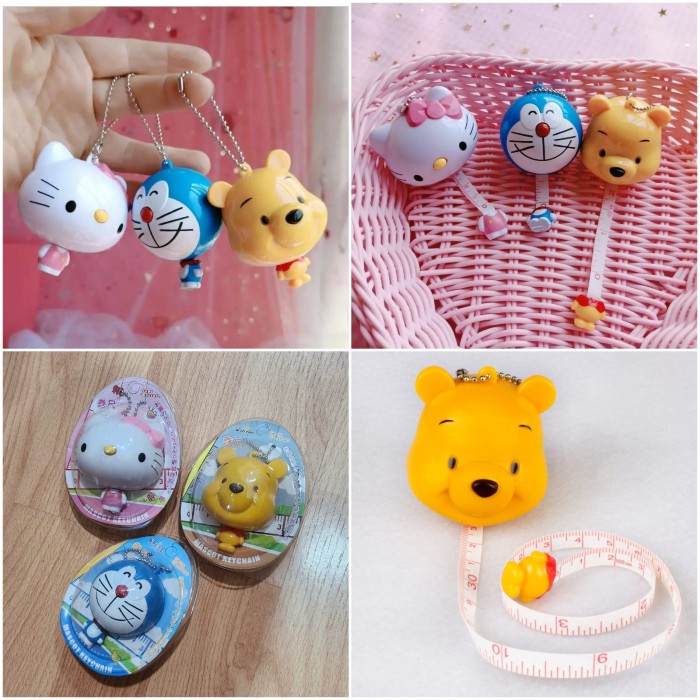 

Meteran baju gulungan meteran mini peralatan jahit alat ukur baju cute