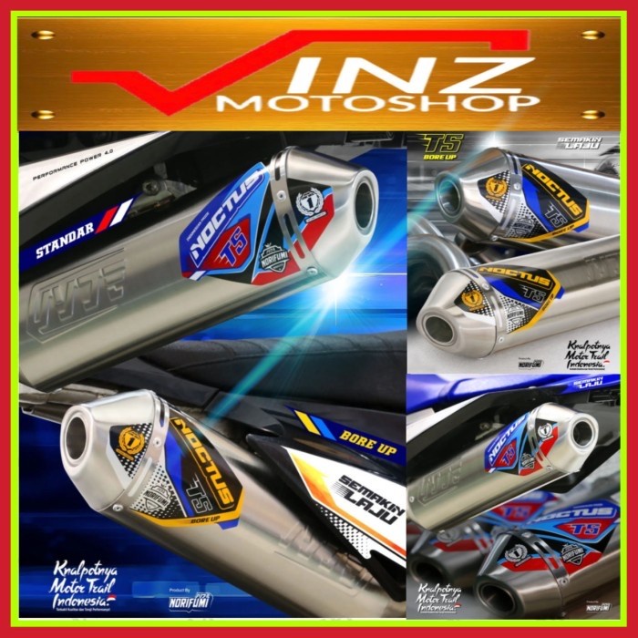 KNALPOT NORIFUMI NOCTUS T5 STANDAR MOTOR KLX CRF 150 WR 155 ORIGINAL