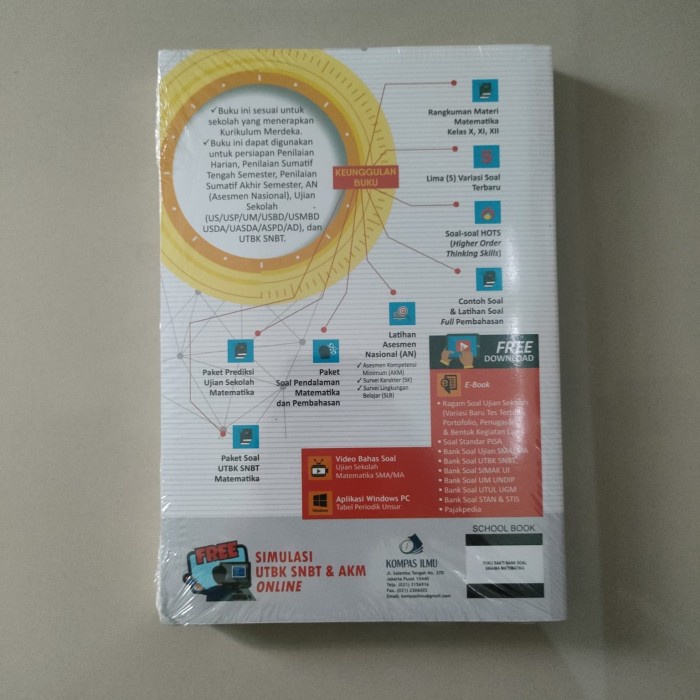 

SALE !!! BUKU SAKTI BANK SOAL MATEMATIKA SMA/MA KELAS 10,11,12 KOMPAS ILMU READYY