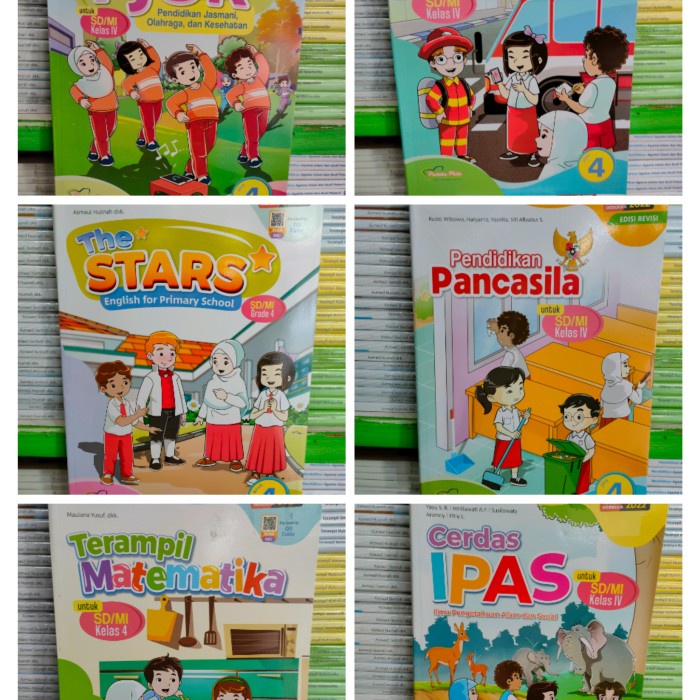

SALE !!! BUKU PAKET SD KELAS 4 KURIKULUM MERDEKA PENERBIT PUSTAKA MULIA READYY