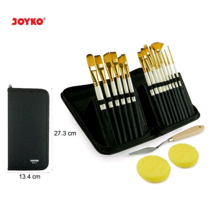 

JOYKO BRS12 SET KUAS LUKIS PALET BUSA SPONS DALAM TAS DiskonJual MurahHarga DiskonObral