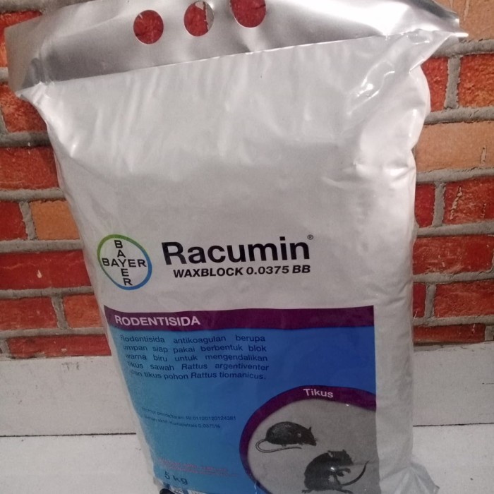 Umpan Tikus Racumin Block 5 Kg Eks Bayer German