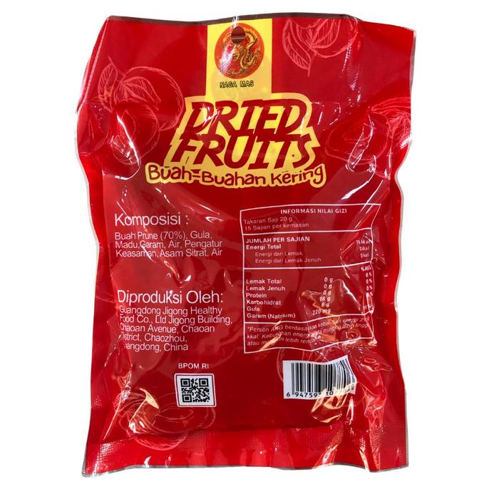 

Manisan Dried Prunes 300 Gram 300 G Buah Plum Kering Manisan Plum Kering Manisan Imlek Buah Kering