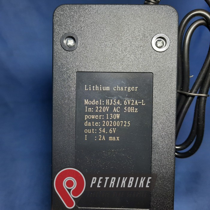 Charger Lithium Sepeda Listrik 48v 2a