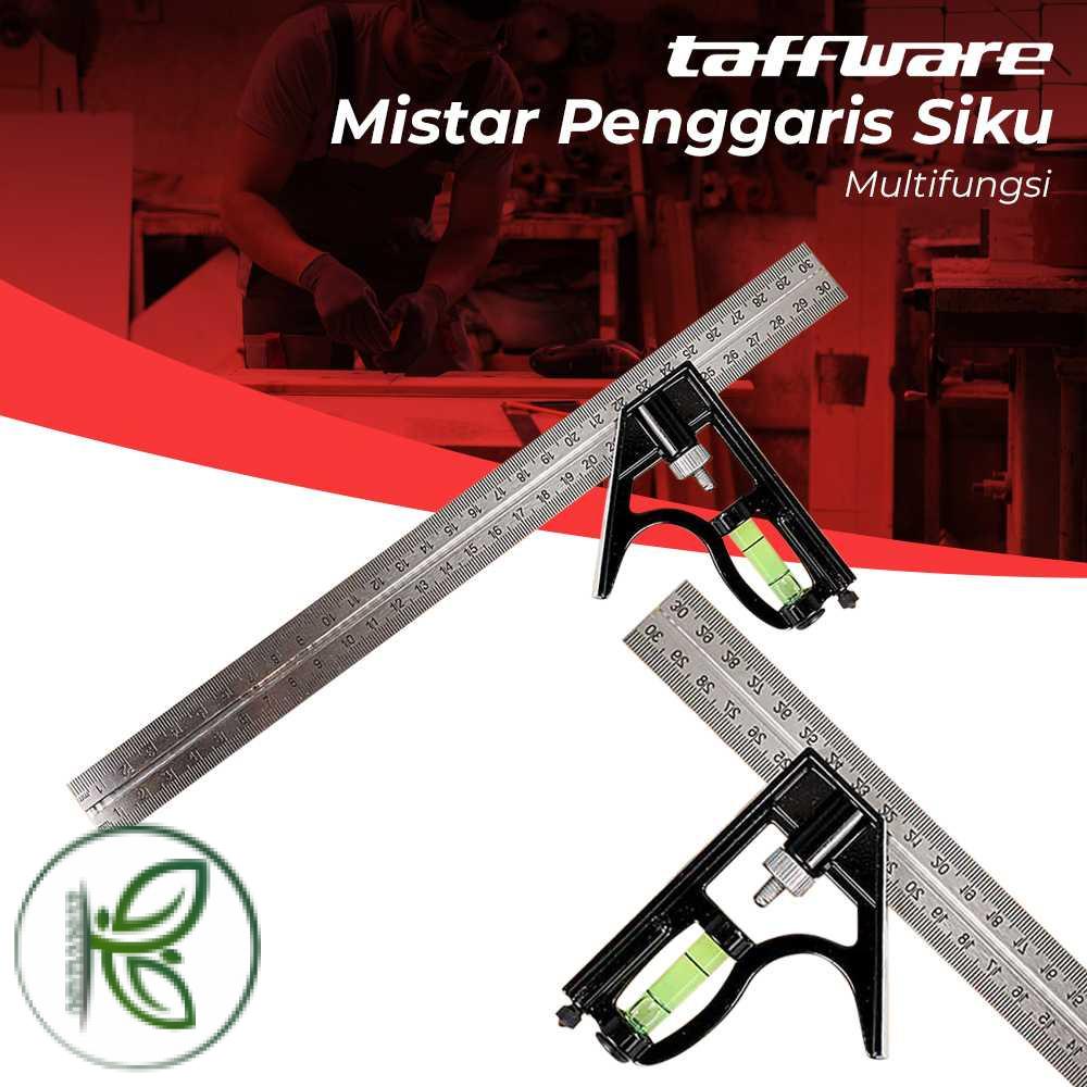 

Taffware Mistar Penggaris Siku Adjustable Angle Ruler Waterpass 305mm - ZEAST