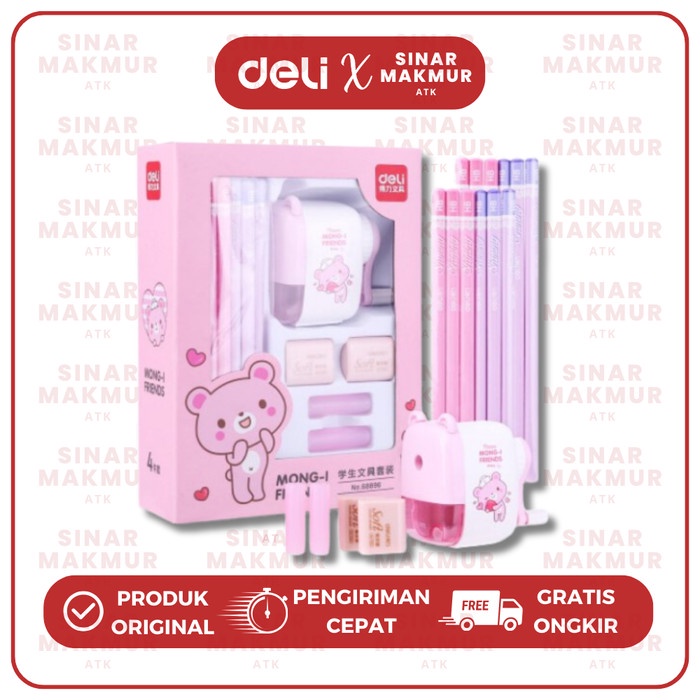 

Stationery Set 4 In 1/Paket Alat Tulis/Gift Set Deli 68896 (Set)
