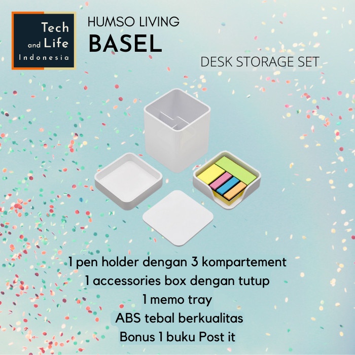 

Rak Tempat Alat Tulis Atk Desk Organizer Set Pen Memo Holder