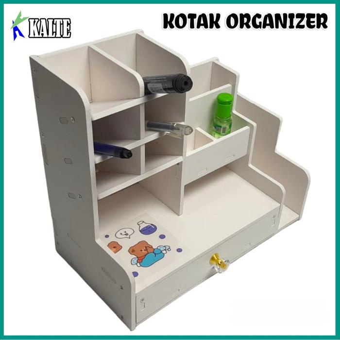 

Rak Pen Holder Tempat Pulpen Alat Tulis Remot Kosmetik Meja Desk Organizer Dekstop Stationery Pen