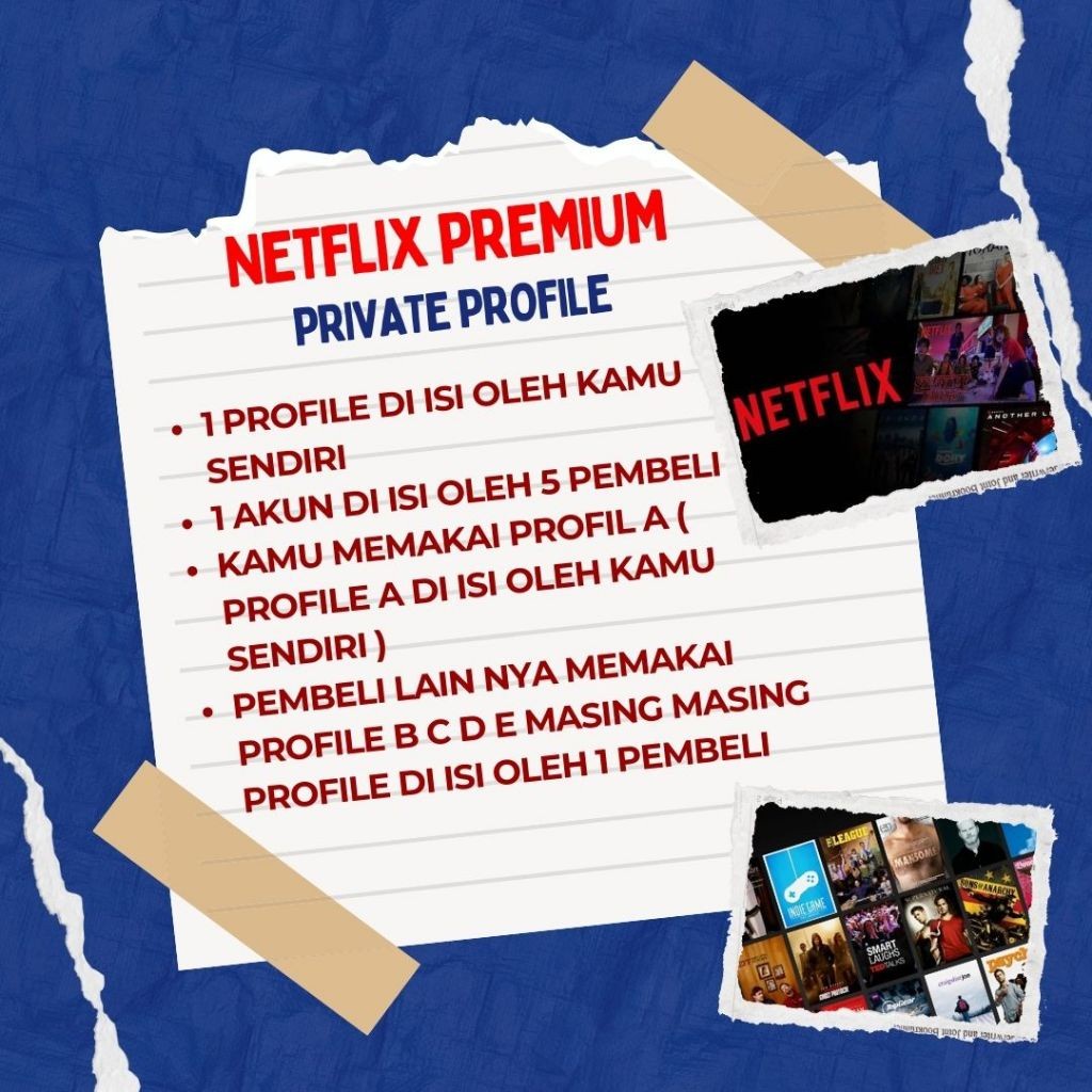 Netflix Resmi Legal 1P 1U Harian Bergaransi & Aman#1