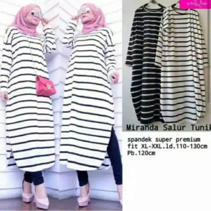 GRATIS ONGKIR pakaian jumbo Tunik atasan muslim blouse baju santai baju wanita murah