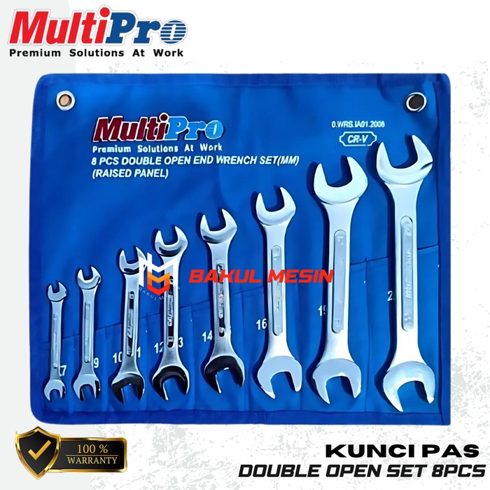 Kunci Pas Double Open Set 8pcs Kunci Multipro