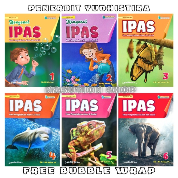 

SALE !!! BUKU MENGENAL IPAS KELAS 1 2 3 4 5 6 SD/MI YUDHISTIRA KURIKULUM MERDEKA ORIGINAL - ILMU