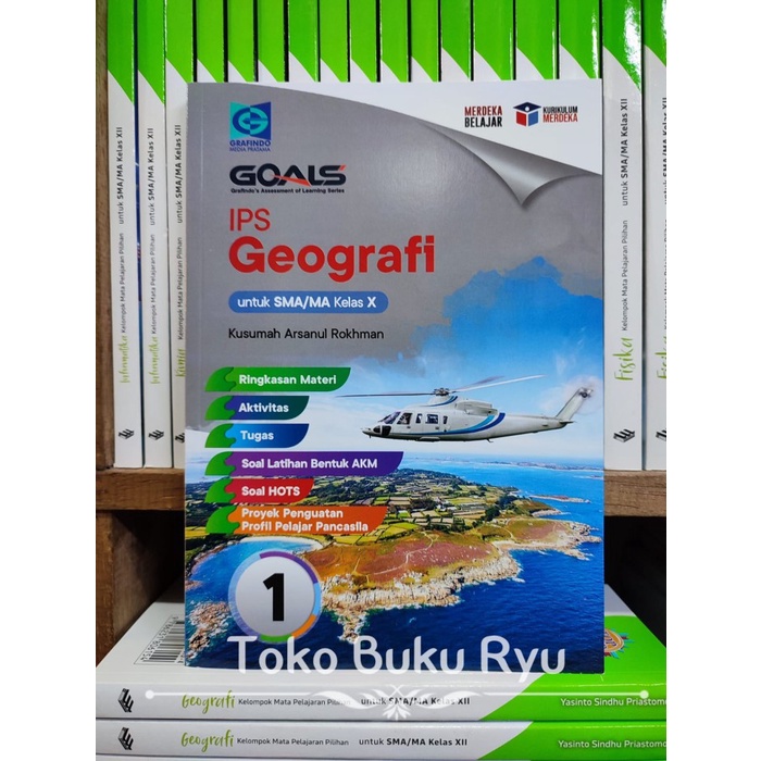 

SALE !!! BUKU SOAL GOALS IPS GEOGRAFI KELAS 1 2 3 SMA KURIKULUM MERDEKA GRAFINDO READYY