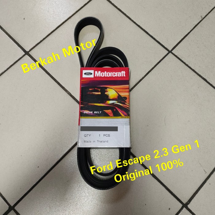 Fan Belt Ford Escape 2.3 Tali Kipas Ford Escape 2.3