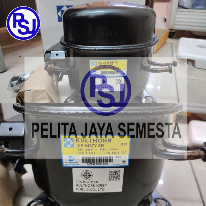 terbaru  compressor ac kulthorn ae9437ysr / kompresor ac kulthorn ae9437y-sr / r134 / 1phase