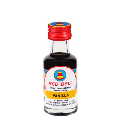 

Ready Stok" Red Bell Vanilla 30Ml Vanila Essence Pasta No Color