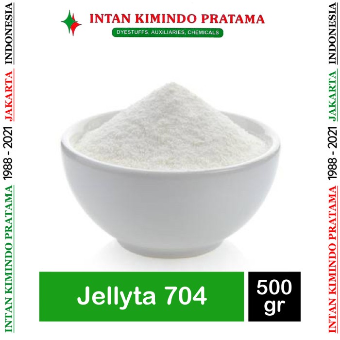 

Ready Stok" Bubuk Agar Agar Jellyta 704 Galicgum 500Gram [Tekstur Keras]