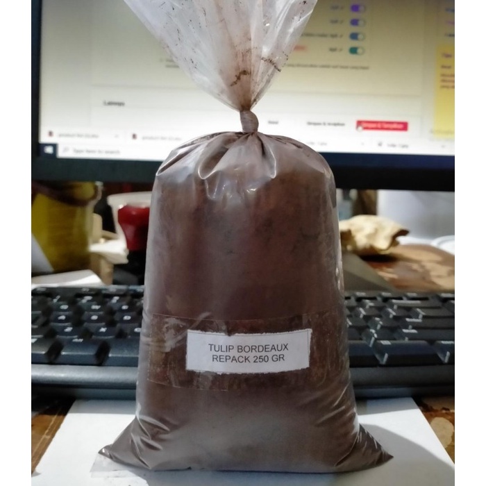 

Ready Stok" Coklat Bubuk Tulip Bordeaux Repack 250Gram