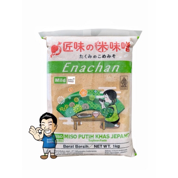 Shinshuichi Enachan Shiro Miso Paste- Pasta Miso- Tauco Putih Jepang