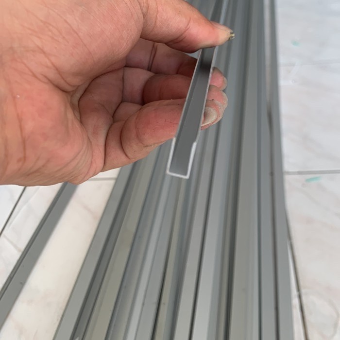 Ready Stok" Lis U Aluminium 6Mm X 11Mm 3Meter