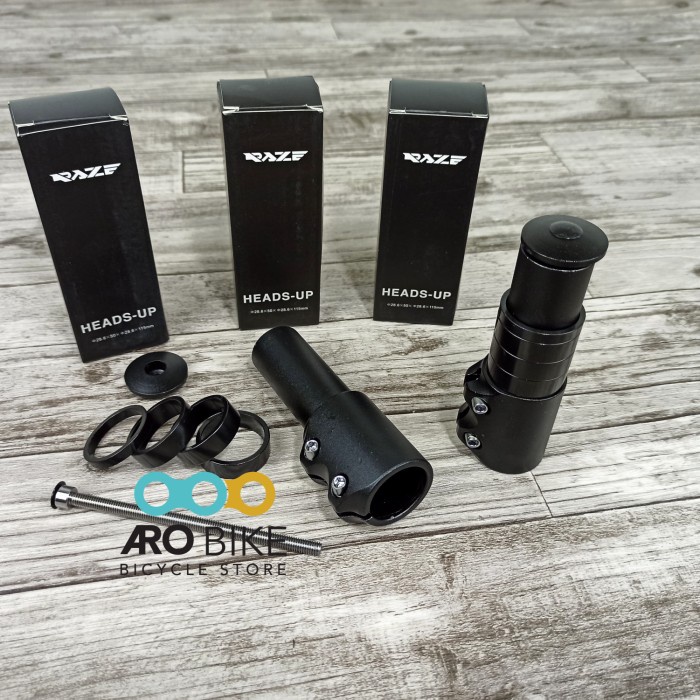PENINGGI STANG SEPEDA MTB RAZE ADAPTOR STEM FORK EXTENDER RING SPACER ORIGINAL QUALITY