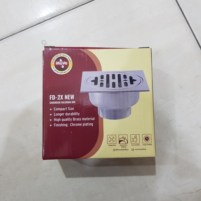 <<<<<] Move Saringan Got / Avur Lantai Kamar Mandi Model Kotak Kuningan