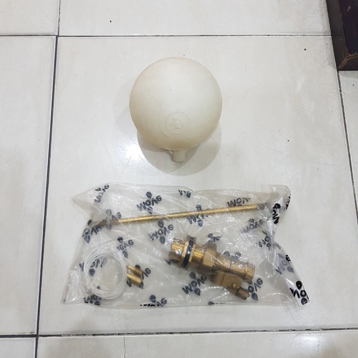 siap kirim] Pelampung Tandon Model Bola Bahan Kuningan uk. 3/4" merk Move