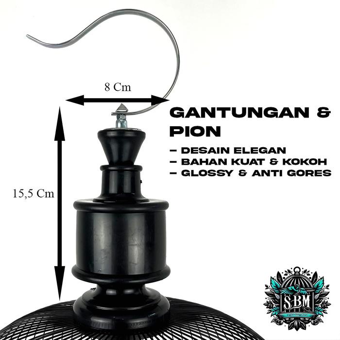 SANGKAR LOVEBIRD KAPSUL BESI IMPORT TEBOK PVC TEBAL SET KUNING KANDANG LOVEBIRD SANGKAR BURUNG LOVE