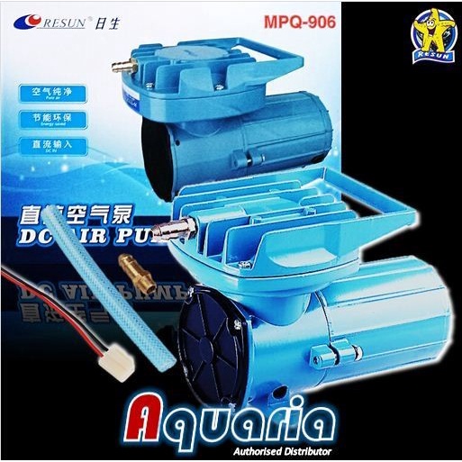 Resun MPQ-906 Pompa Udara Aerator Tenaga Aki DC Air Pump