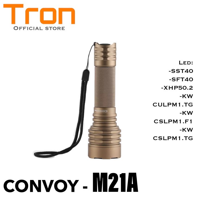 Senter Convoy M21A Dengan Varian LED flashlight