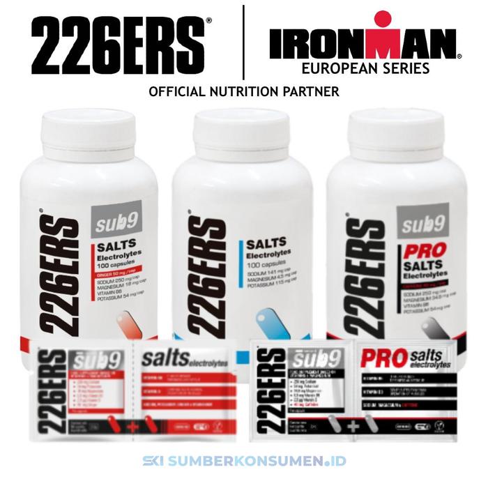 

226ERS Salts Electrolytes SUB9 & Pro No Caffeine & Kafein / Saltstick Salt Stick
