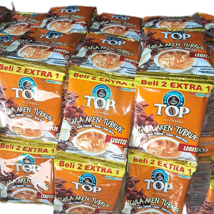 

30 sacshet Kopi Top Gula Aren Tubruk 2 renceng kopi jamin harga