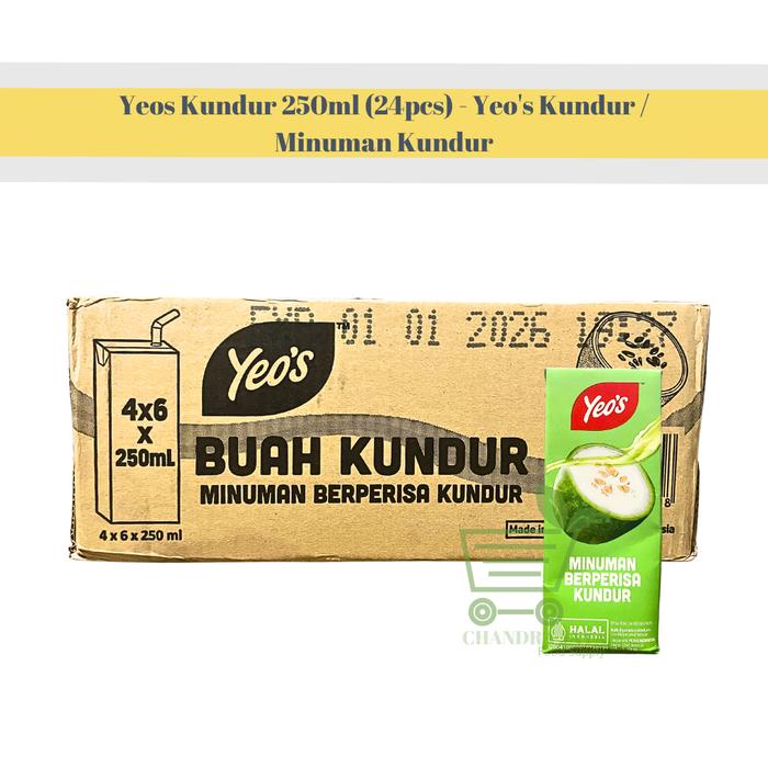 

Yeos Kundur 250ml (24pcs) - Yeo's Kundur / Minuman Kundur