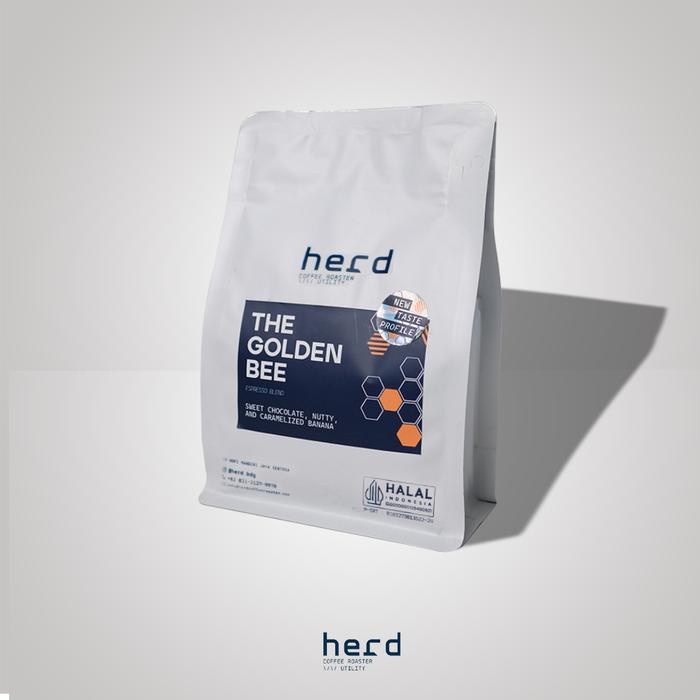 

herd Biji Kopi Arabika Robusta The Golden Bee 250 GR Es Kopi Susu Espresso Blend