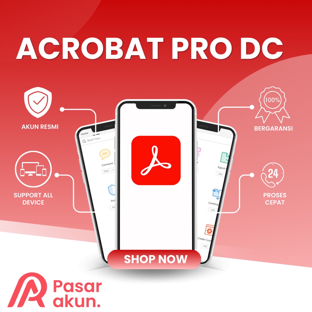 Acrobat Pro DC PDF Editor | Premium Lifetime | Win - Mac - Android