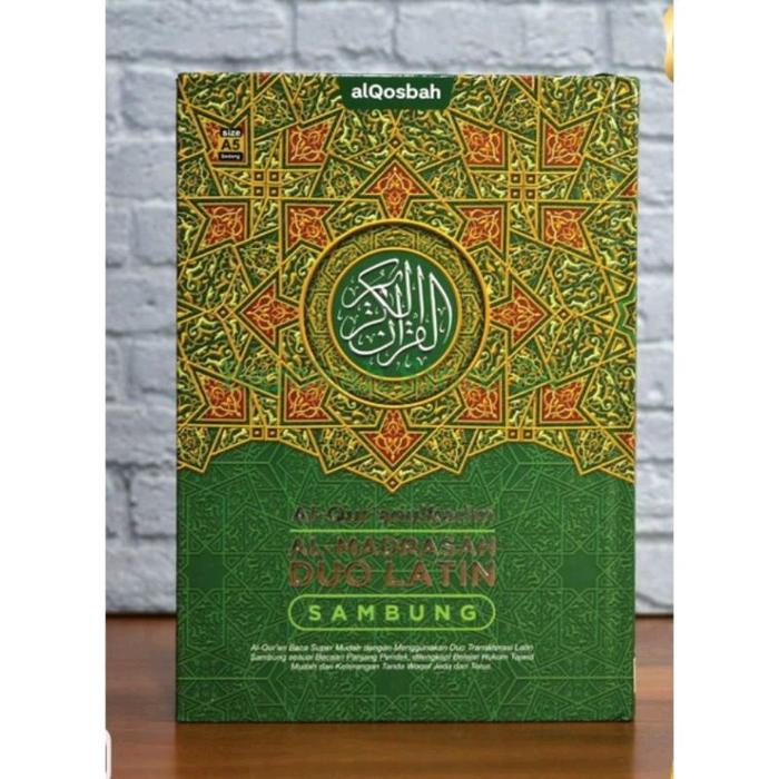 

Produk Terbaru A4 Alquran Duo Latin Sambung Besar A4 Al-Madrasah Duo Latin Sambung Packing Aman
