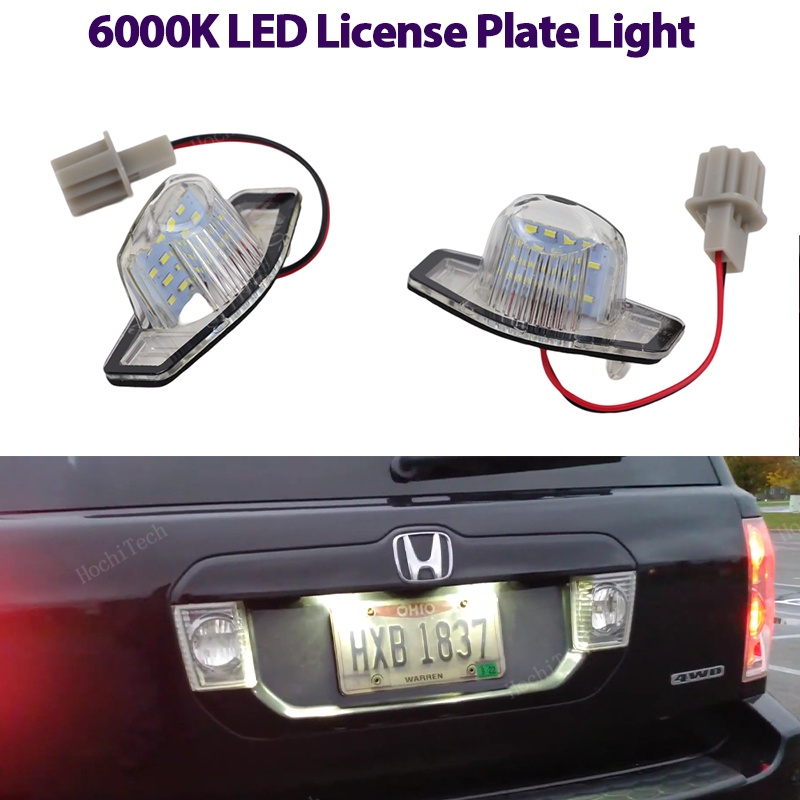 SALE 2Pcs Canbus Car LED Number License Plate Light for Honda Crv Fit Odyssey Jazz Hrv Frv CR-V Stre