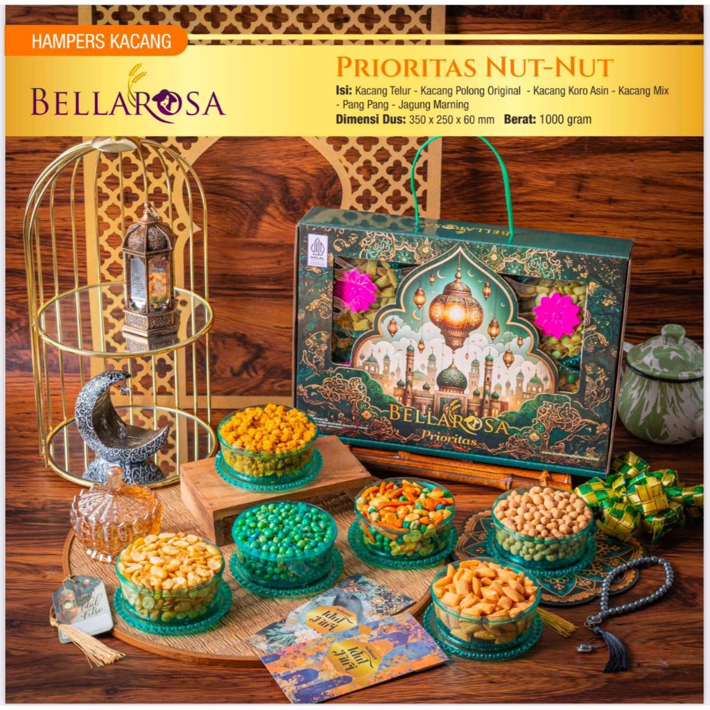 

CUCI GUDANG Hampers/Parcel Paket Lebaran Produk Bellarosa Kue Kering