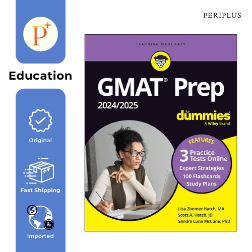 terbaru  gmat prep 2024/2025 for dummies with online practi - 9781394183364 ready