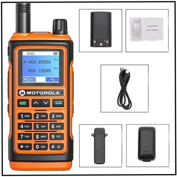 READY STOK HT MOTOROLA HX380 TYPE C HANDY TALKY MOTOROLLA HX 380 TRI BAND READYY