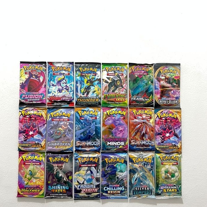 Discount Pokemon Trading Card Kartu Pokemon Card Booster Pack Box Pokemon Cards